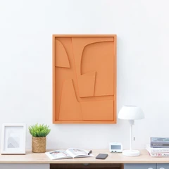 informa-50x70x2.5-cm-hiasan-dinding-3d-13---orange-terracota