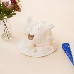 ataru-topi-bucket-anak-bear-embroidery---putih