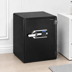 main image Krisbow Brankas Tahan Api & Air Fingerprint 53x48.3x61 cm FP3503F - Hitam