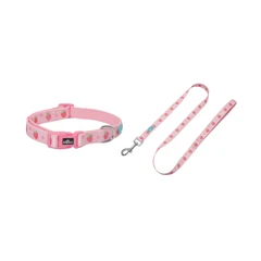 Pet Kingdom Coolpet Set Tali Anjing Sublim Medium - Pink