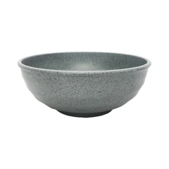 main image Onyx Designs 19 Cm Mangkuk Saji Melamine Round Cosmic - Abu-Abu