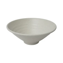 main image Onyx Designs 19 Cm Mangkuk Saji Melamine Conical Cosmic - Putih Ivory