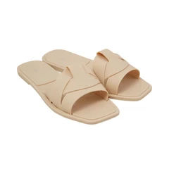 main image Ataru Ukuran 40 Sandal Wanita Slipper Flat Jelly - Krem