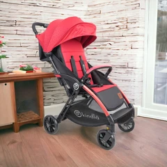 kindla-precious-stroller-anak-lipat-one-key---merah