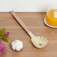 main image Culinart Sendok Saji Pasta Silikon - Krem Beige