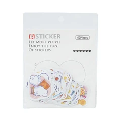 ataru-set-60-pcs-stiker-cute-white-bears