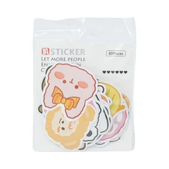 ataru-set-60-pcs-stiker-pink-rabbit