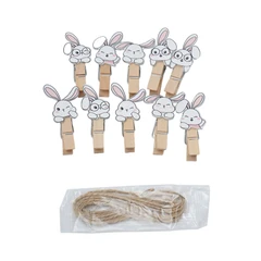 main image Ataru Penjepit Foto Mix Design Set 30 Pcs - Putih