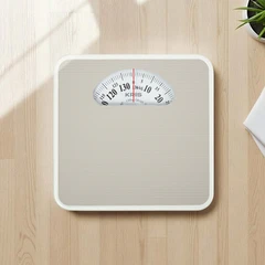 main image Kris 29.2x28.3x5.1 Cm Timbangan Badan Mekanik - Abu-Abu