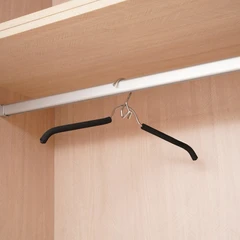 main image Stora 42 Cm Hanger Baju Aluminium - Hitam