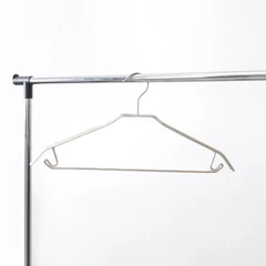 main image Stora 44 Cm Hanger Baju Aluminium - Abu-Abu