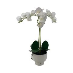 arthome-60-cm-bunga-artifisial-orchid-3-stem-dengan-pot-crm---ungu