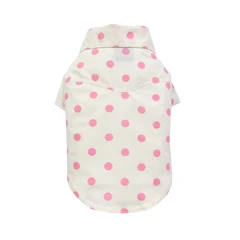 Doggy Dolly Ukuran L Baju Kemeja Kasual Anjing - Putih