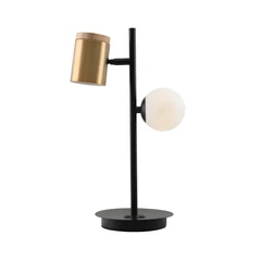 Eglare Anneli Lampu Meja Gu10 & G9 2 Lampu - Hitam/brass