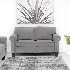 Informa Neo Langley Sofa Fabric 2 Seater - Abu-abu