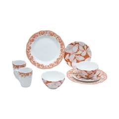 appetite-set-8-pcs-cottage-perlengkapan-makan---oranye-saffron