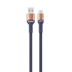 ataru-1-mtr-kabel-charger-usb-type-a-to-type-c-cb6217---biru/gold