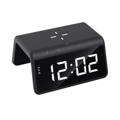 main image Havit Wireless Charger Dengan Jam Digital - Hitam