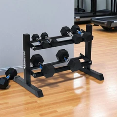 main image Kinetic Rak Dumbell 2 Tingkat - Hitam