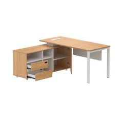 sieben-160-cm-meja-kantor-left---cokelat