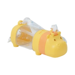 ataru-340-ml-botol-minum-anak-dengan-strap-hippo---oranye