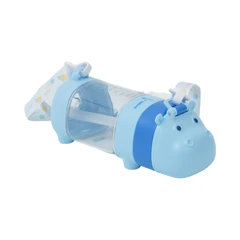 ataru-340-ml-botol-minum-anak-dengan-strap-hippo---biru