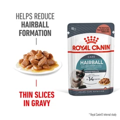 main image Royal Canin 85 Gr Makanan Kucing Basah Hairball Care Gravy