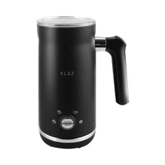 Klaz 300 ml Milk Frother 500 watt - Hitam, Pembuat Busa Susu Elektrik dengan Kapasitas 150 ml dan Fungsi Dingin & Panas