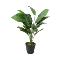 main image Arthome Tanaman Artifisial Green Apple Leaves Dengan Pot 16x16x60 Cm - Hijau