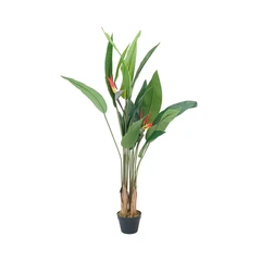 arthome-150-cm-bunga-artifisial-birds-paradise-dengan-pot---hijau