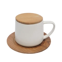 seco-by-seken-living-300-ml-cera-cangkir-dengan-saucer-wooden---putih