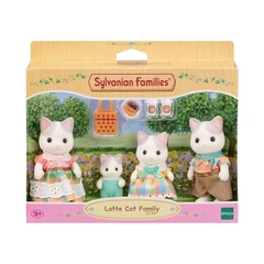 Sylvanian Families Set Boneka Latte Cat Family 5738 - Mix