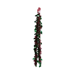 noelle-tinsel-garland-dekorasi-natal-christmas-leaf---merah