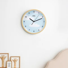 main image Ataru 25 Cm Jam Dinding Anak Cloud