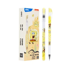 deli-0.5-mm-pulpen-gel-hitam-spongebob-eg91-bk