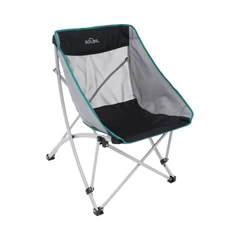 main image Soleil Hunter Kursi Lipat Fabric Moon - Abu-Abu/Hitam