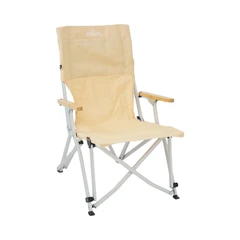 main image Soleil Massive Kursi Lipat Berlengan Fabric Aluminium - Krem Beige