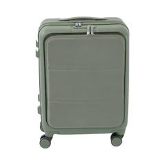 main image Luggo 20 Inci Business Carry On Koper Pc Tsa Lock - Hijau Army