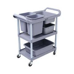 main image Krisbow Troli Kebersihan Small - Abu-Abu