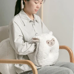 main image Ataru Bantal Tidur Dacron Sheep O 30x32x15 Cm - Putih