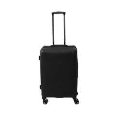 Luggo Saffiano Koper Pp Tsa Lock 24 Inch - Hitam