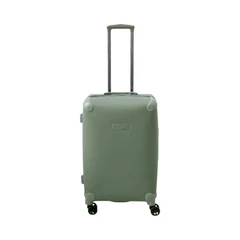 Luggo Saffiano Koper Pp Tsa Lock 24 Inch - Hijau