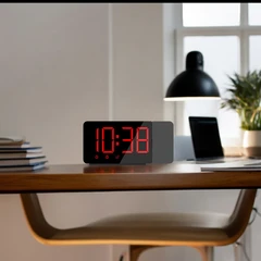 main image Forhom Jam Meja Led Digital Proyektor - Merah