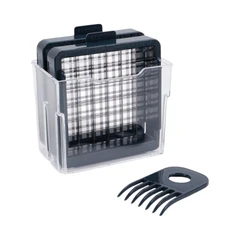 main image Culinart Pemotong Sayuran Dengan Wadah 25.5 Cm - Abu-Abu Muda