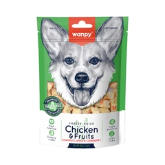 wanpy-40-gr-camilan-anjing-freeze-dried-chicken-&-fruit