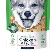 wanpy-40-gr-camilan-anjing-freeze-dried-chicken-&-fruit