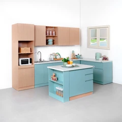 Informa Denton Meja Dapur - Hijau Sage