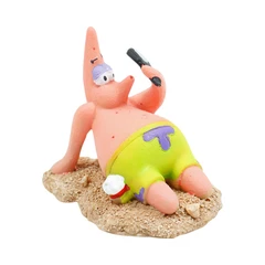 main image Fishland 7.5 cm Dekorasi Akuarium Polyresin Starfish - Pink