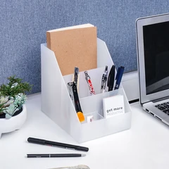 main image Stora Wabi Sabi Organizer Meja Dengan Kompartemen Buku - Putih