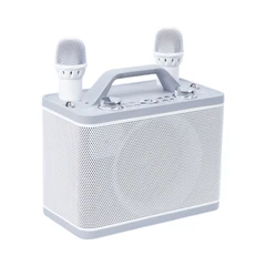 main image Sovox Speaker Karaoke Bluetooth 2 Mic - Putih